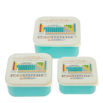 Snack boxes (set of 3) - Periodic Table