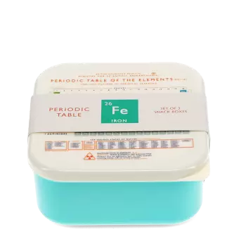 Snack boxes (set of 3) - Periodic Table