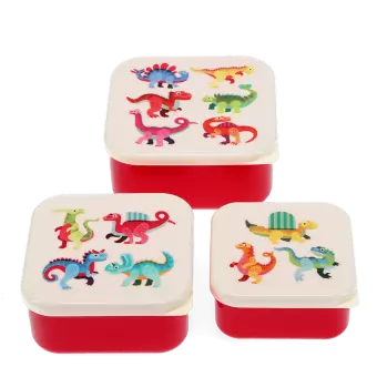Snack boxes (set of 3) - Baby Dinos