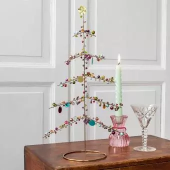 Handmade beaded Christmas tree decoration (35cm)