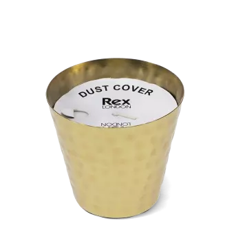  Scented candle - Gold tone hammered metal
