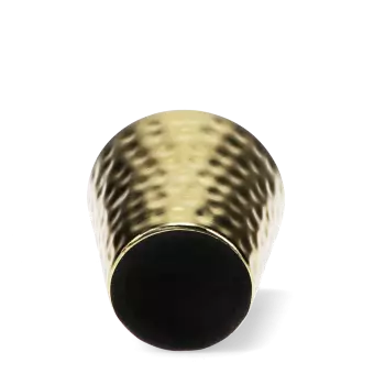 scented candle - Gold tone hammered metal