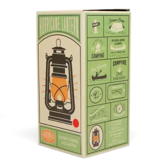 LED hurricane lantern - Red