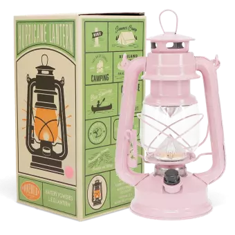 LED hurricane lantern - Pink