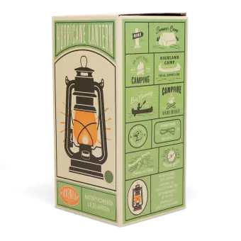 LED hurricane lantern - Green