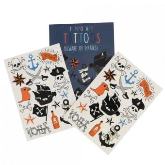 Temporary tattoos - Beware of the Pirates