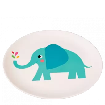 Elvis The Elephant Melamine Plate