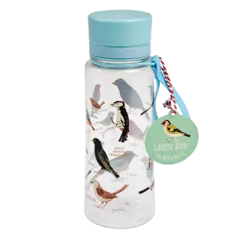 Garden birds water bottle