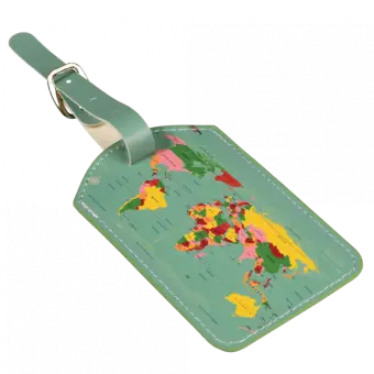 Luggage tag - World Map
