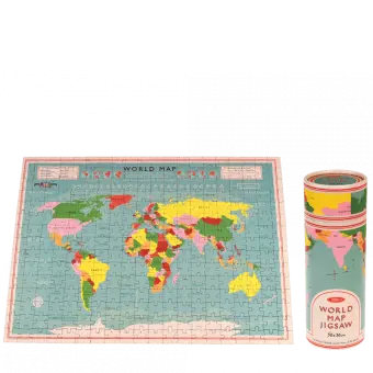 Jigsaw puzzle in a tube (300 piece) - World Map