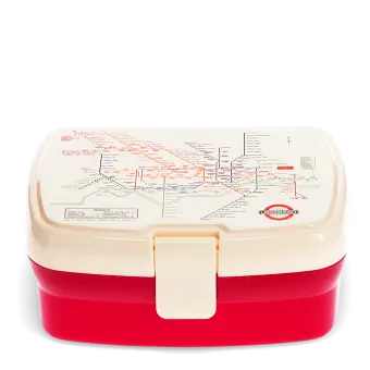 Lunch box with tray - TfL Heritage Tube map