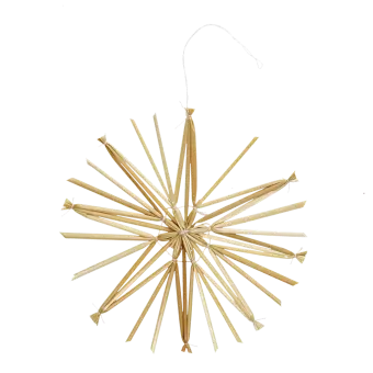  Straw star decoration (15cm)