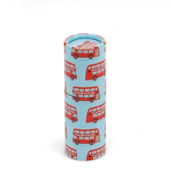 Tube of colouring pencils -TfL Routemaster Bus