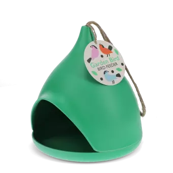 Bamboo fibre bird feeder - Green