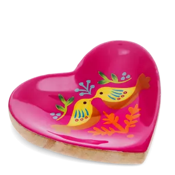 Birds heart trinket dish