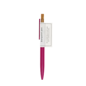 Recycled ballpoint pen - Bright pink