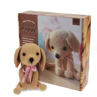Make your own crochet animal kit - Puppy