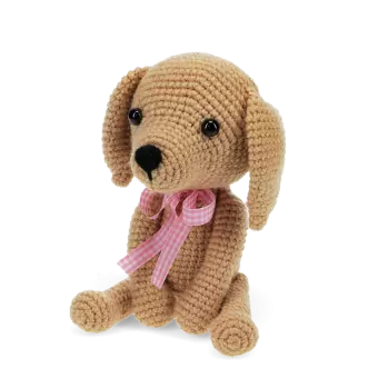 Make your own crochet animal kit - Puppy