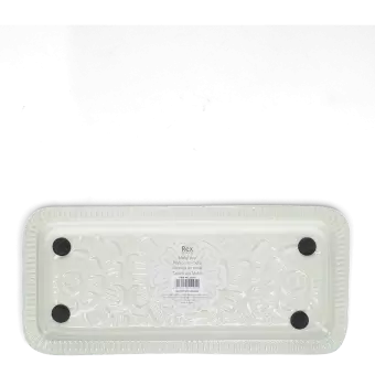 Enamel trinket tray - Light grey