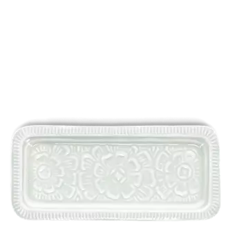 Enamel trinket tray - Light grey
