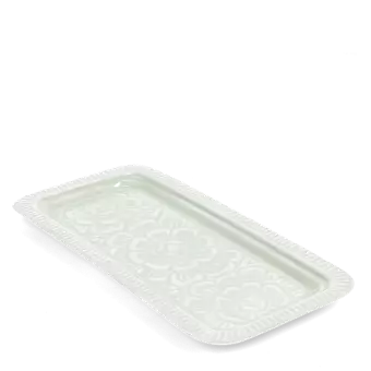Enamel trinket tray - Light grey