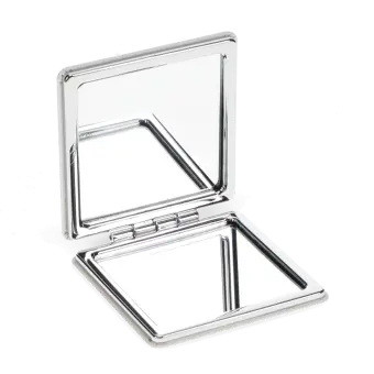 Square pocket mirror - Sausage Dog