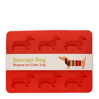 Silicone ice cube tray - sausage dog
