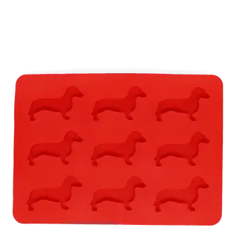 Silicone ice cube tray - sausage dog