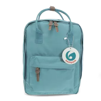 Compact backpack blue
