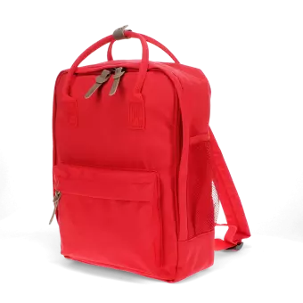 Compact backpack red