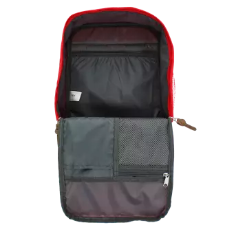 Compact backpack red