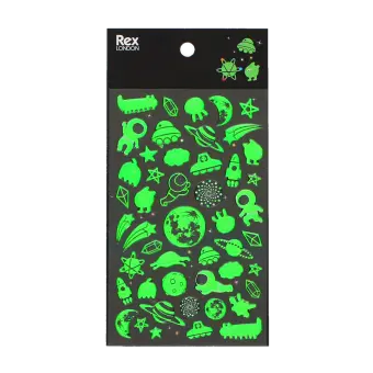 3D stickers - Space (glow in the dark)