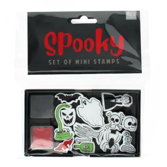 Set of mini stamps - Spooky 
