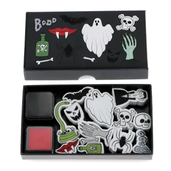 Set of mini stamps - Spooky 