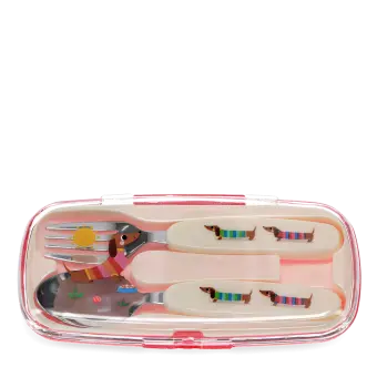 Children's cutlery set - Sausage Dog