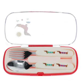 Children's cutlery set - Sausage Dog