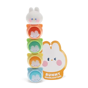 bunny highlighters set