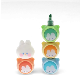 bunny highlighters set