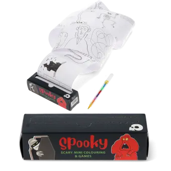 Mini colouring and games - Spooky