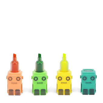 Stackable highlighters set - Robot