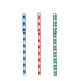 Paper ballpoint pens (set of 3) - Daisy