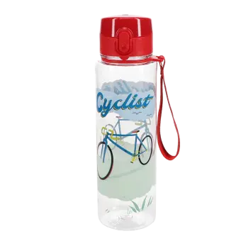 Drinks bottle with push button lid 700ml - Cyclist