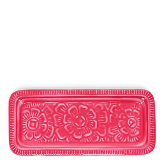 Enamel trinket tray - Vibrant pink