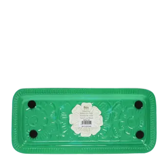Enamel trinket tray - Dark green