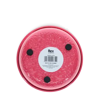 Enamel trinket dish - Vibrant pink