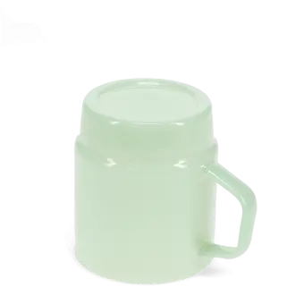 Stacking glass coffee cup 280ml - Mint green