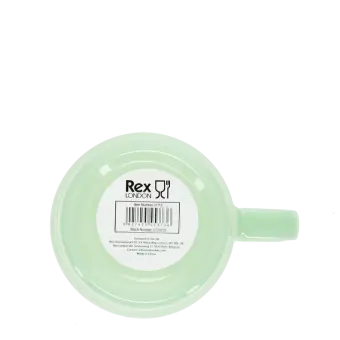 Stacking glass coffee cup 280ml - Mint green