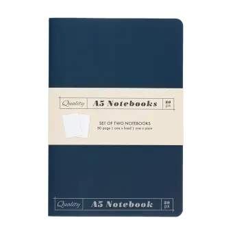 A5 notebooks (set of 2) - Orange & blue