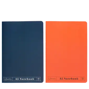A5 notebooks (set of 2) - Orange & blue