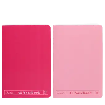A5 notebooks (set of 2) - Pinks